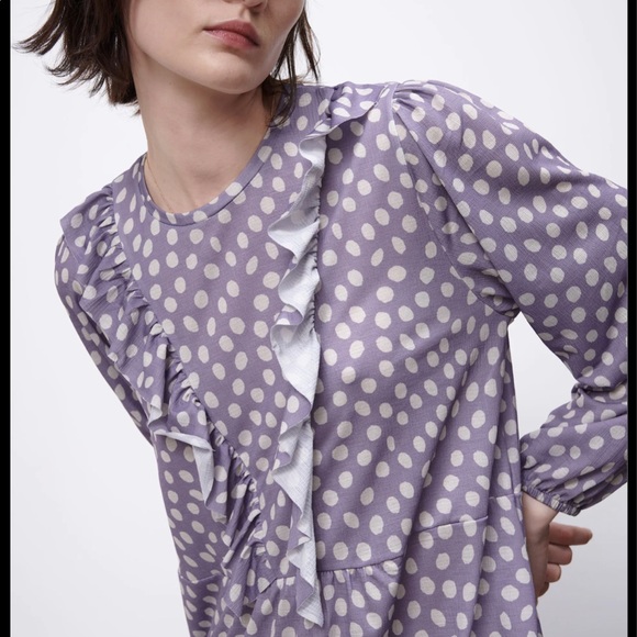 Zara Midi Dress with Ruffles - Picture 3 of 6